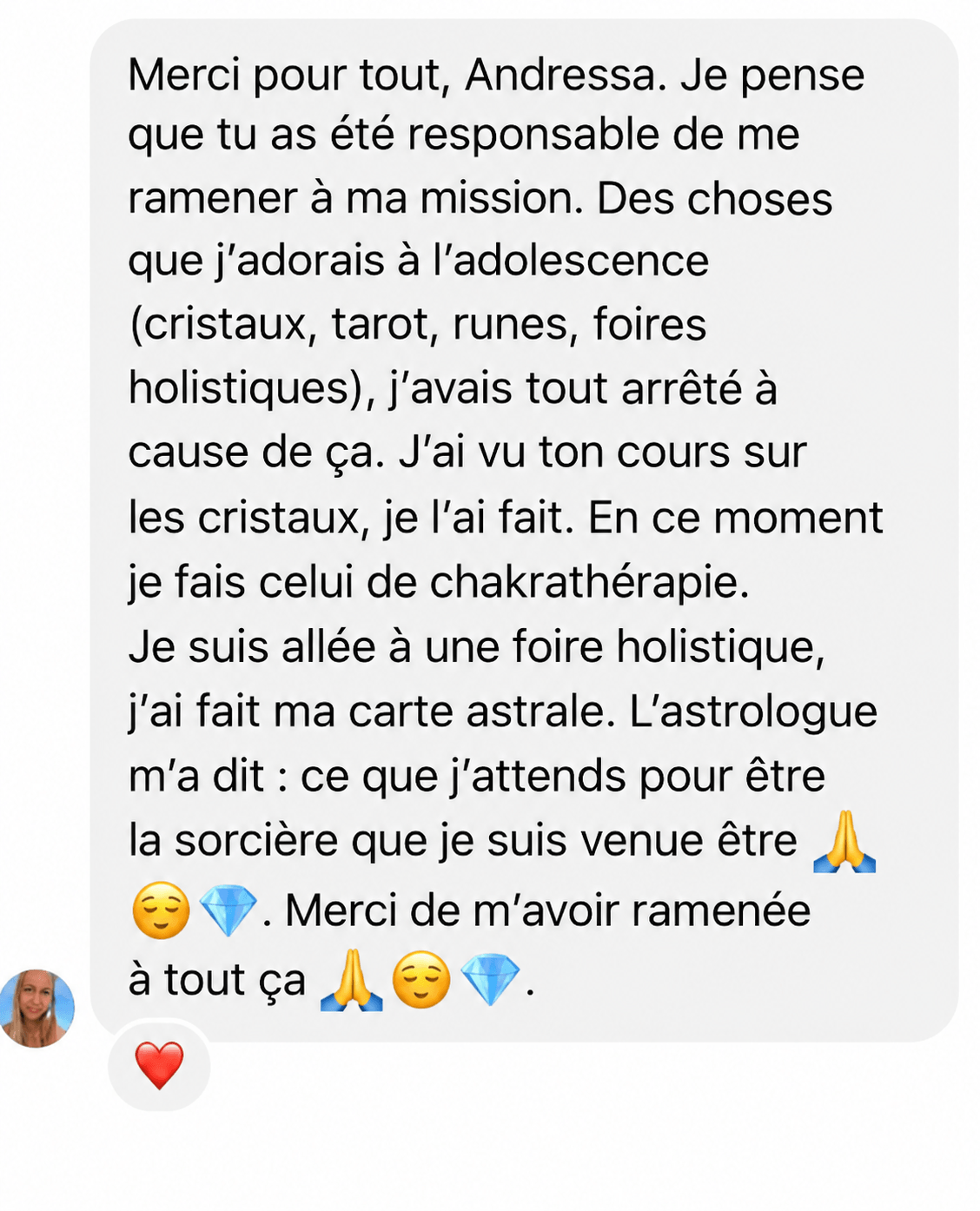 Témoignage d’élève